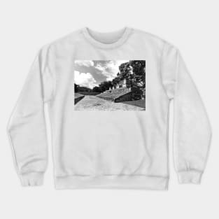 Mayan Ruins of Copan Sports Area Crewneck Sweatshirt